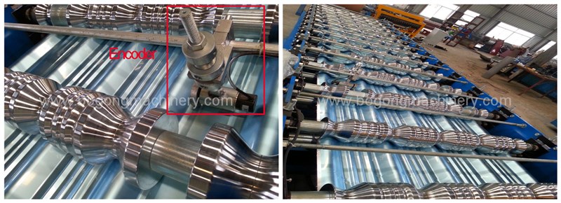 steel sheet roof tile roll forming machine