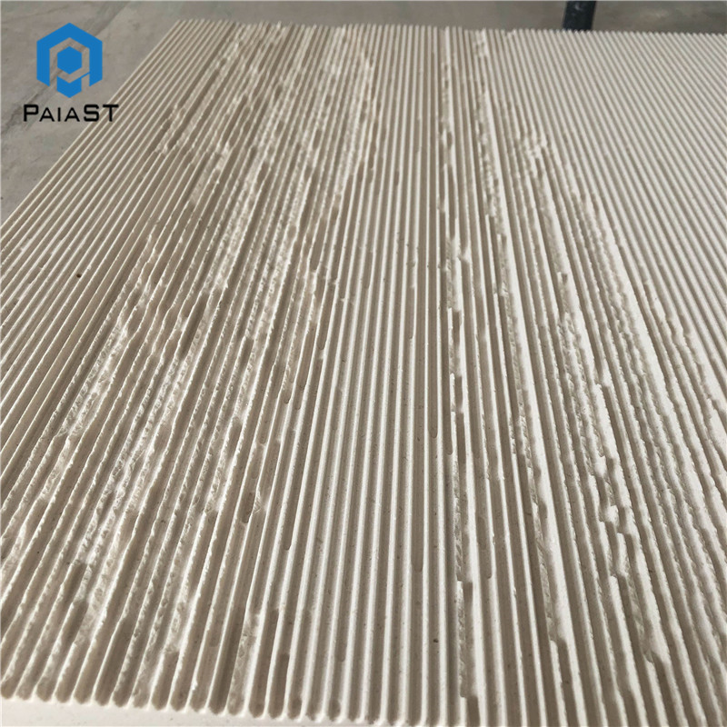 Limestone groove surface Limestone groove surface