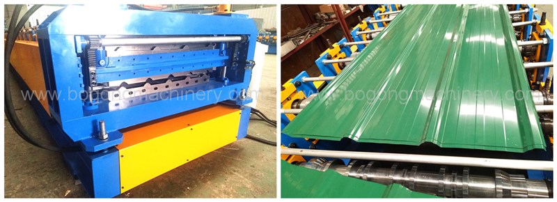 metal roof double layer roll forming machine