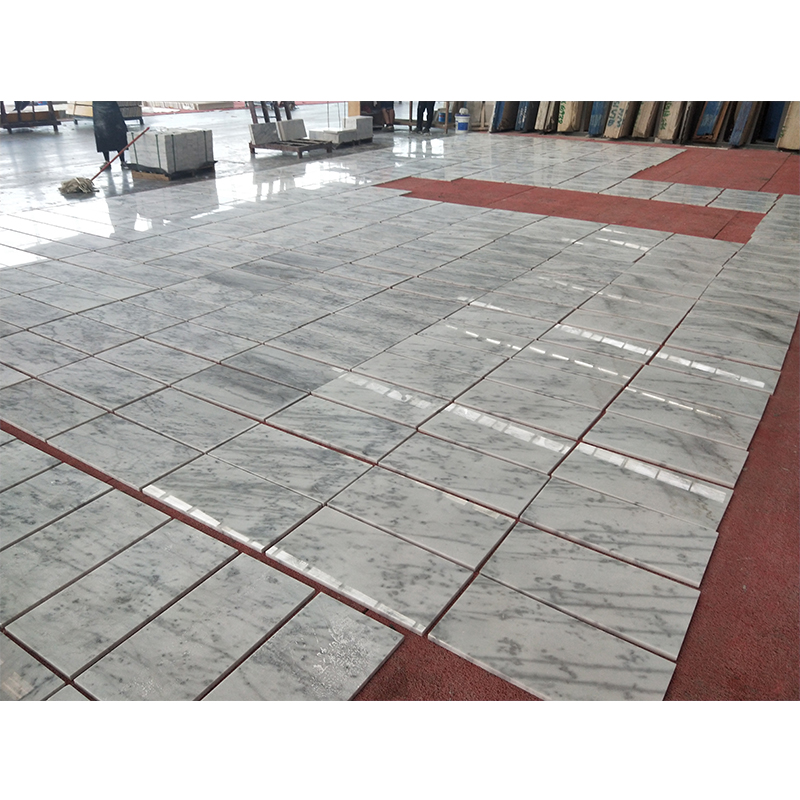 Statuario White Marble Floor Tile