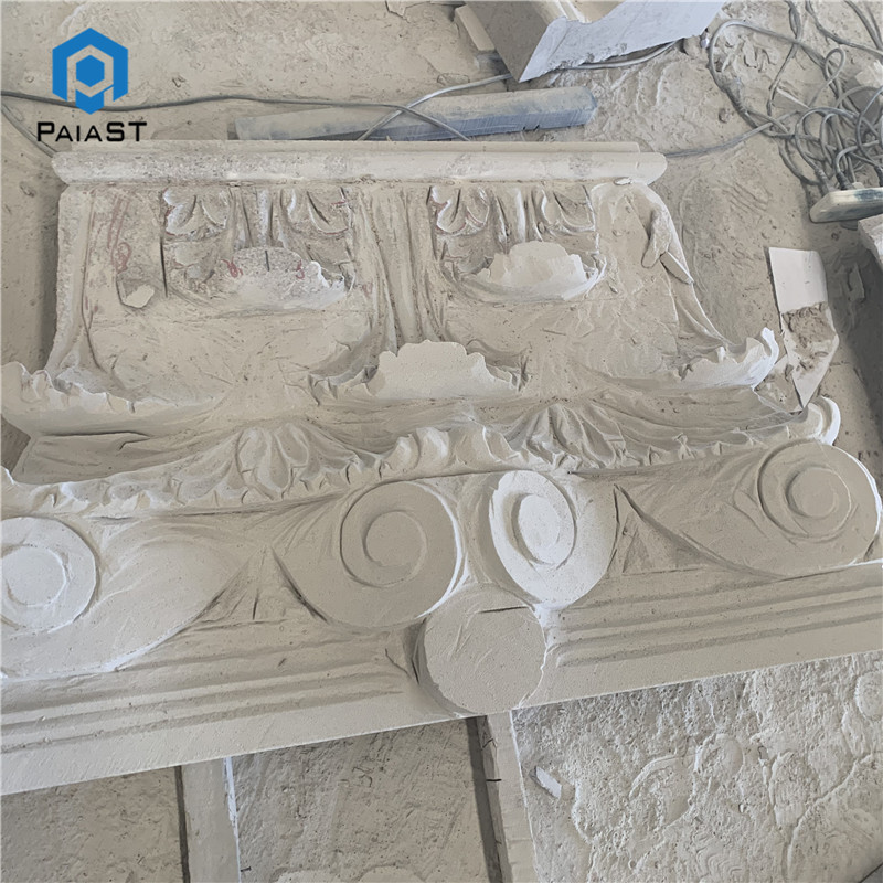 Natural limestone column capital