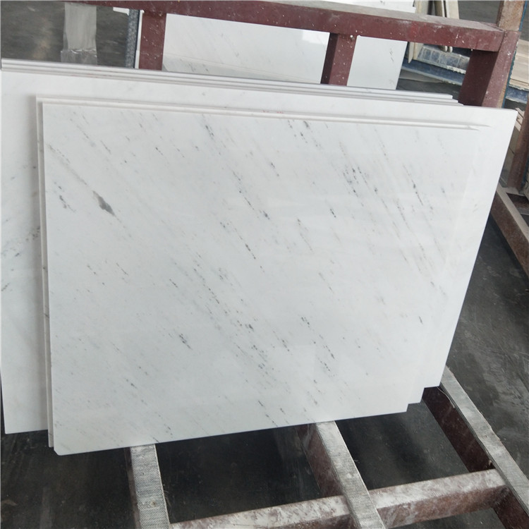 White marble floor design