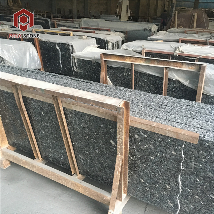 Polished Norway Silver Pearl Blue Granite Slab Polished Norway Silver Pearl Blue Granite Slab