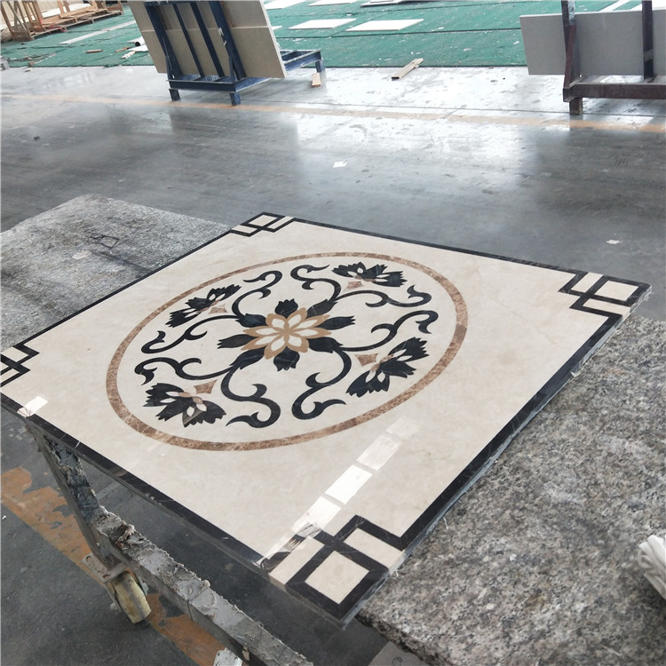 Marble Waterjet pattern flooring tile inlays Marble Waterjet pattern flooring tile inlays