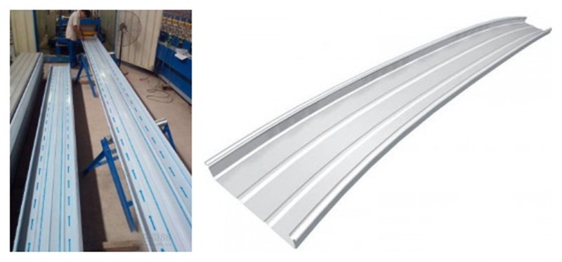 China mobile standing seam roll former
