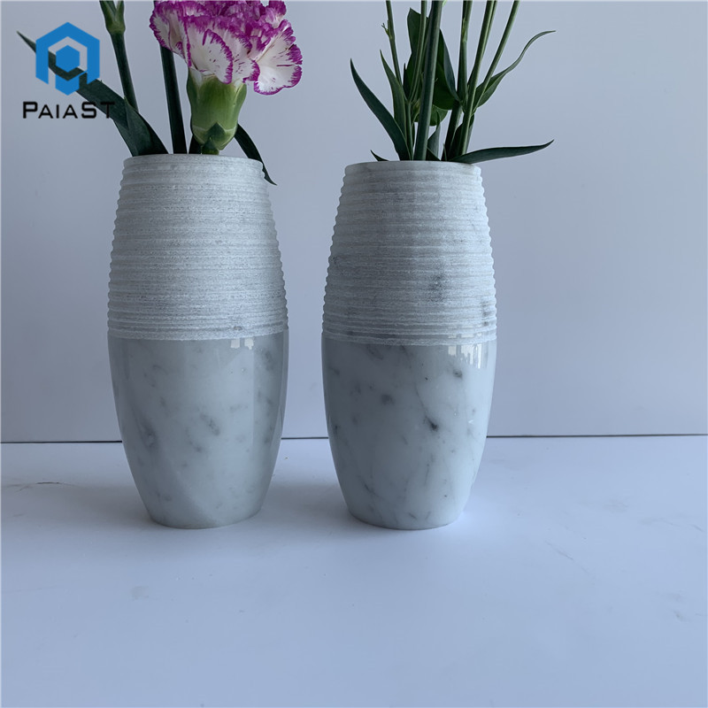 Natural Marble flower vase Natural Marble flower vase