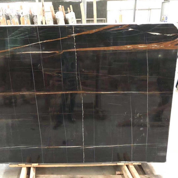 black and gold marble table