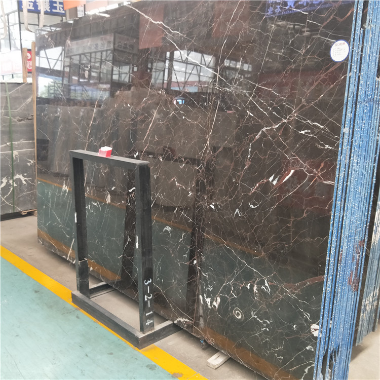 Engineered marble slabs