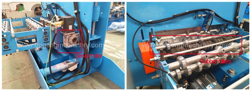 metal roof sheet crimping curving machine