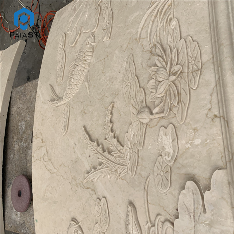 C3d cnc marble carving outside wall