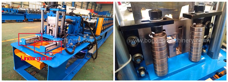 galvanized steel door gutter roll forming machine