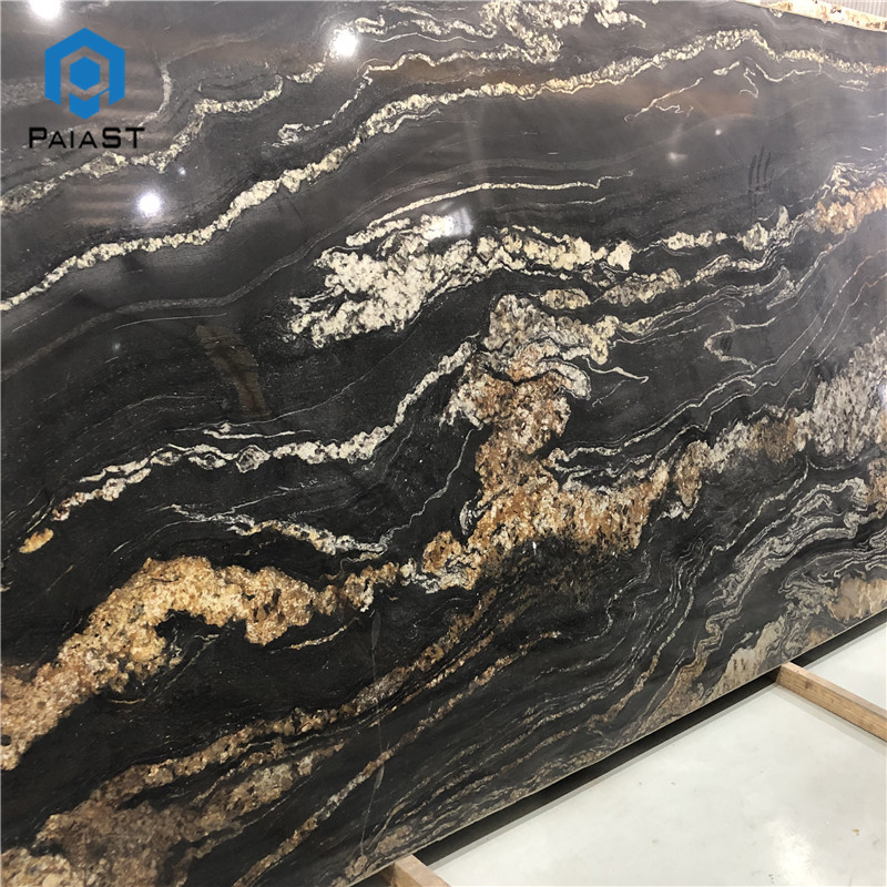 Ccosmic black granite slab