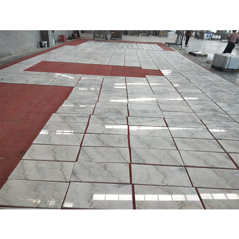 Statuario White Marble Floor Tile