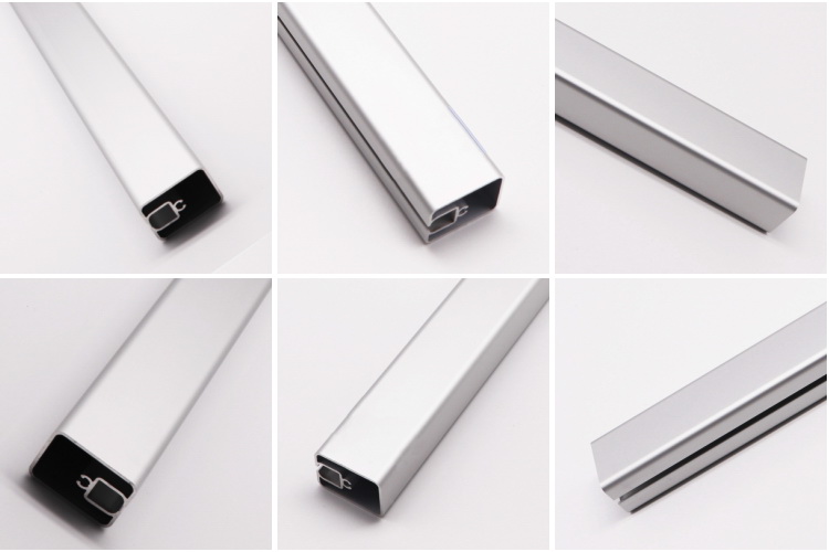 Circle pip square tube aluminium profiles