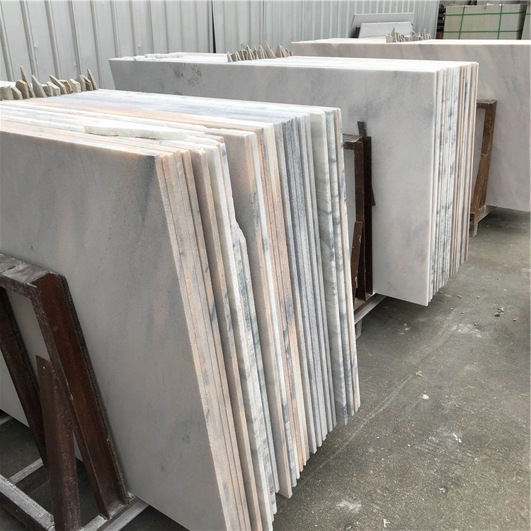 Cloudy Rosa White Marble