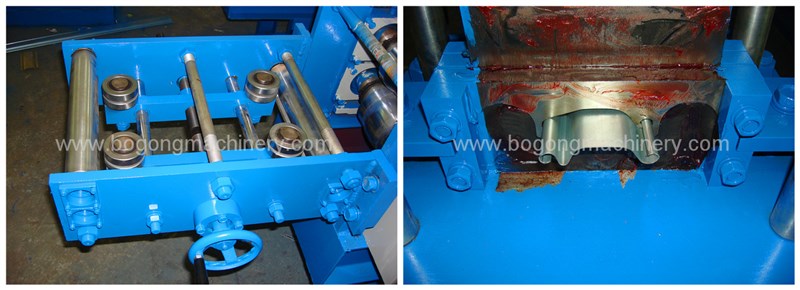 Roller shutter door roll forming machine