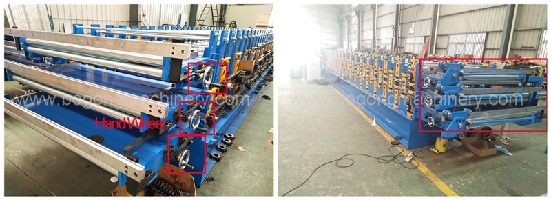 three layers roof panel roll forming machines