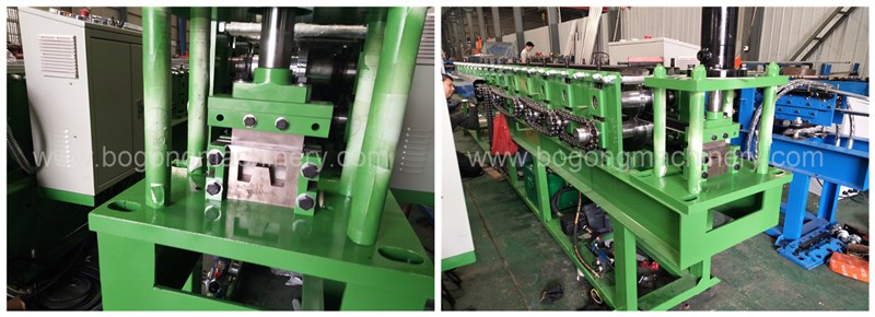 steel keel hat roll forming machine