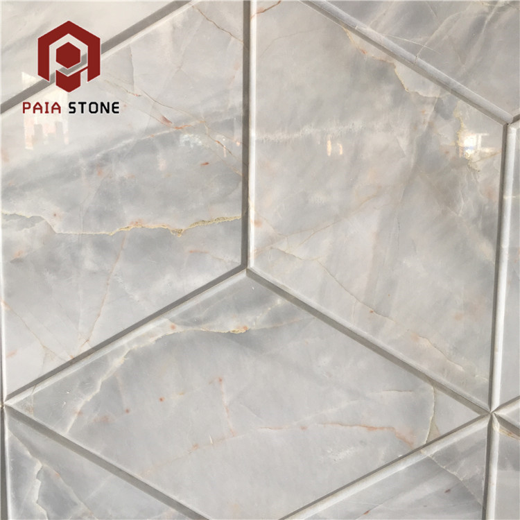 White jade marble wall tile