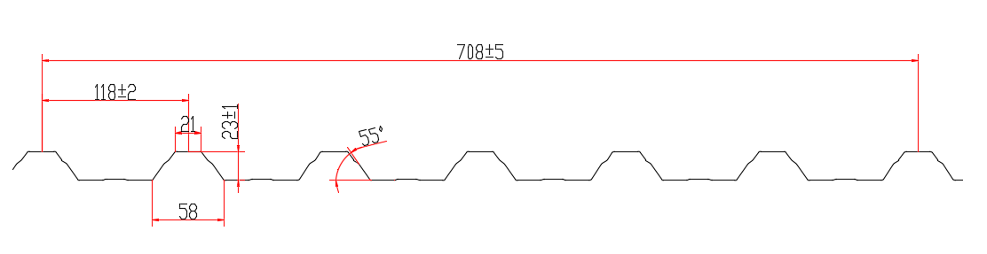 roof sheet profile design