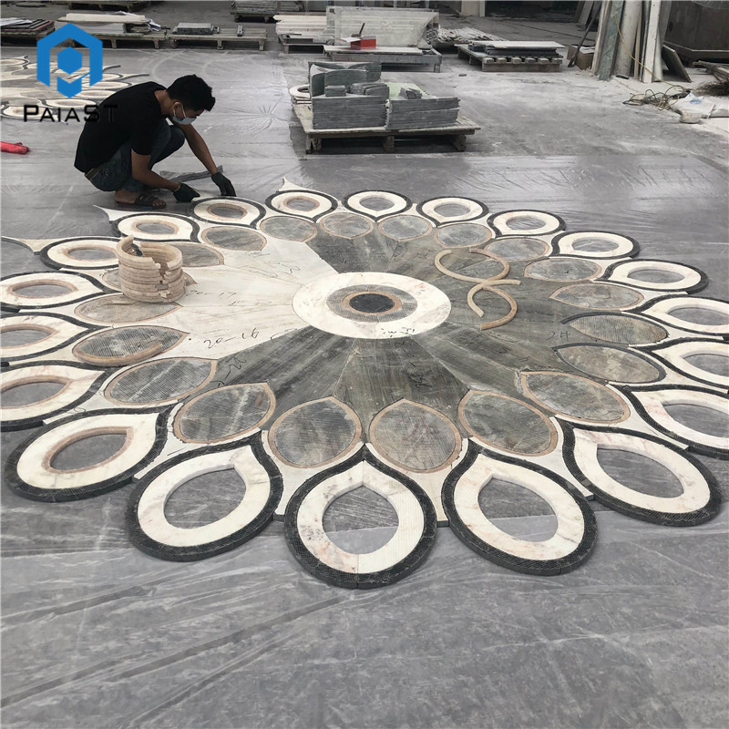 Chinese Marble Water-Jet Pattern