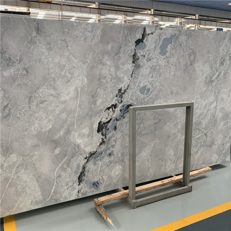 light grey marble tiles