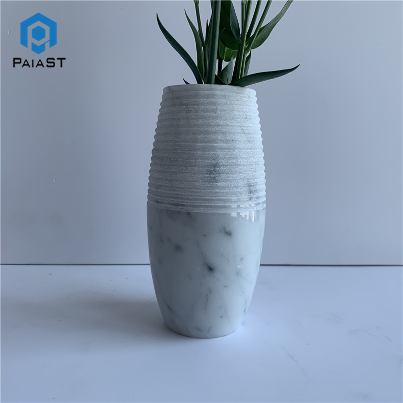 Natural Marble flower vase 