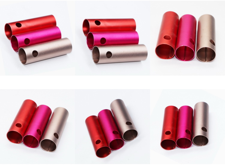 round color anodized aluminum pipe