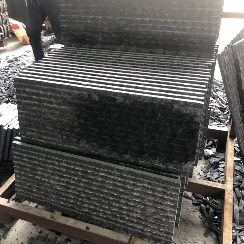 black galaxy granite tiles