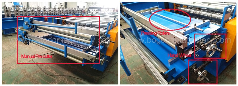 double layer roof panel roll forming machine