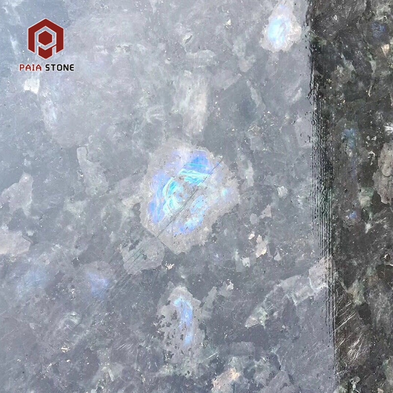  Silver Pearl Blue Granite Slab