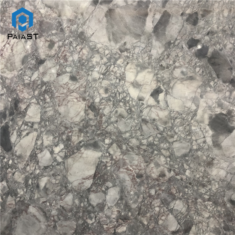 white vein gray quartz stone