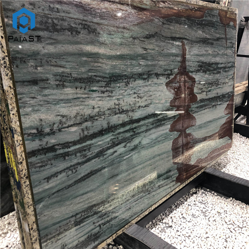 Polished Green Quartzite Slab Polished Green Quartzite Slab
