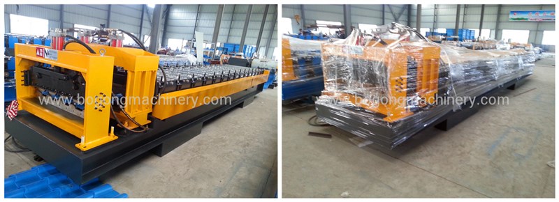 roofing step tile roll forming machine