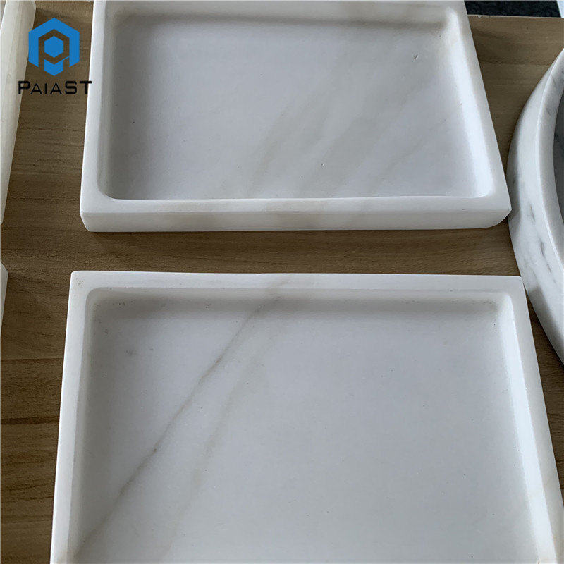 white onyx square plate