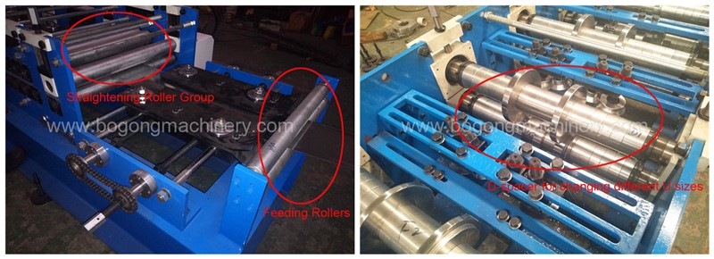 door rail roll forming machine
