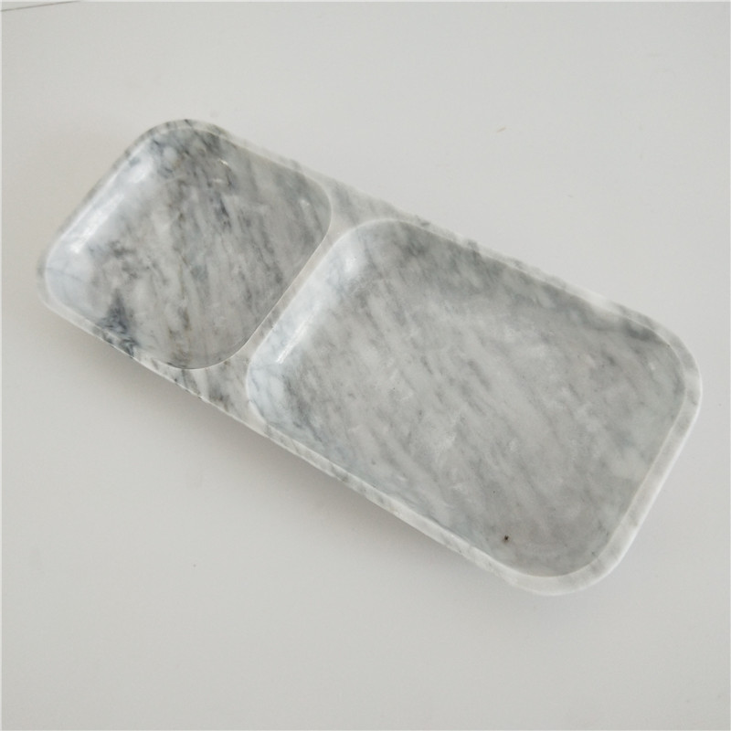 Carrara White Square Marble Tray Carrara White Square Marble Tray