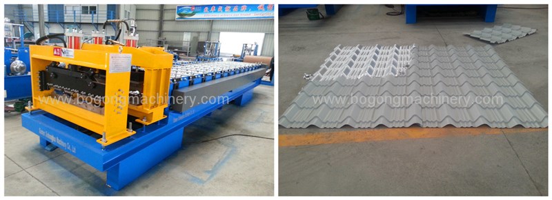 metal roof tile roll forming machine
