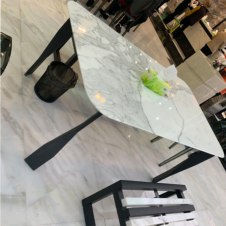 Calacatta White Marble Table Top Calacatta White Marble Table Top