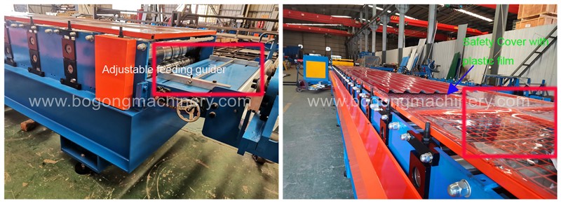 metal sheet roof roll forming machine