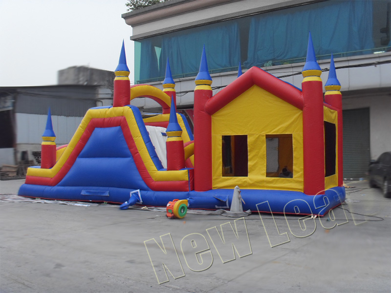 Combo slide bouncy castle Combo slide bouncy castle