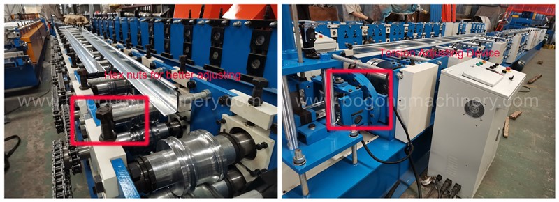 T profile roll forming machine
