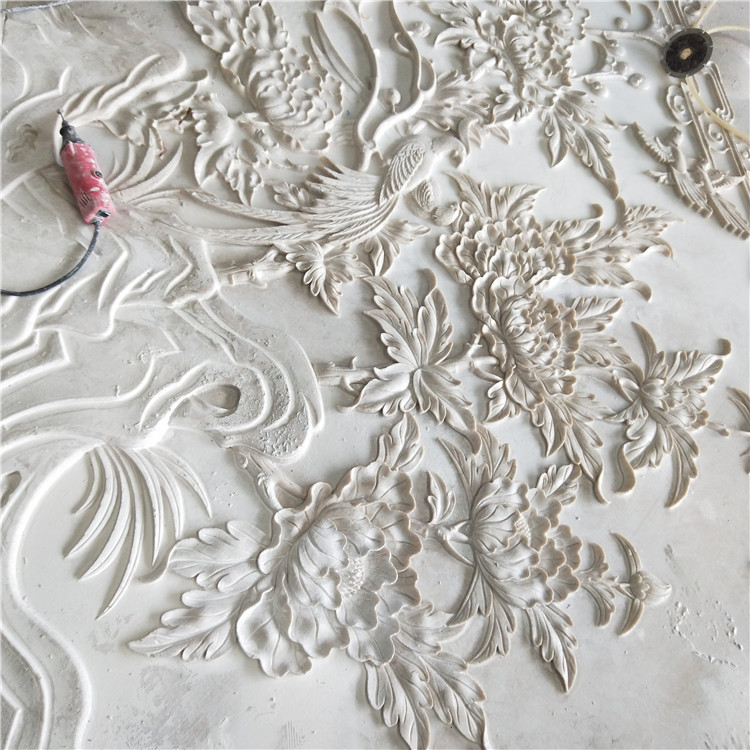 Beige Marble 3D Carved Beige Marble 3D Carved