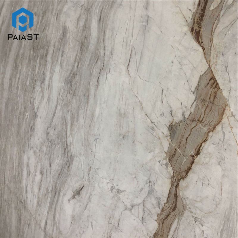 volakas white marble floor