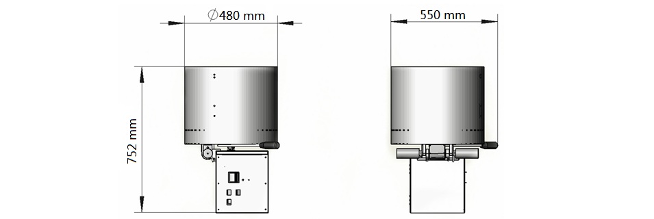 Popcorn cooker and coater Popcorn cooker and coater