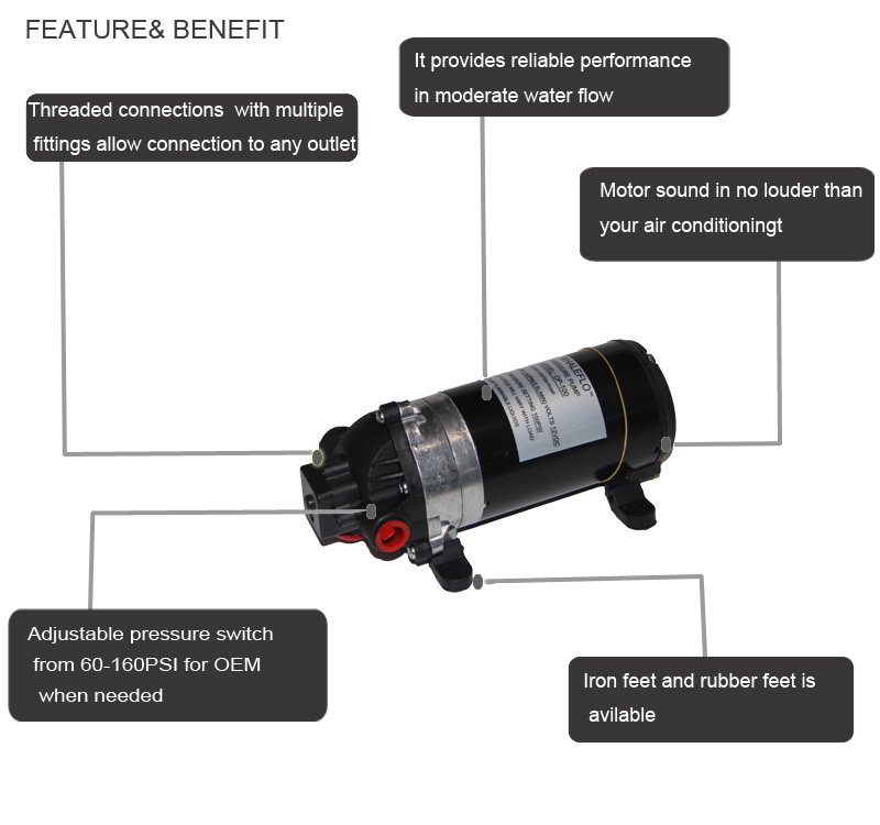 Whaleflo 12V high pressure water pump Whaleflo 12V high pressure water pump