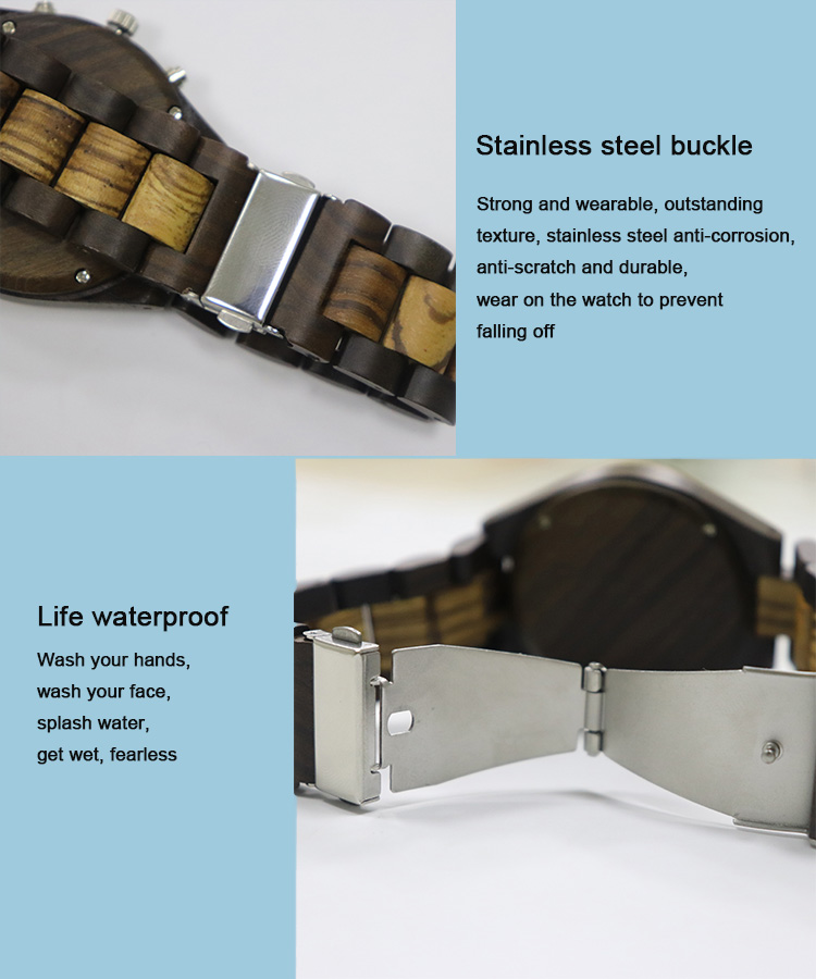 Natural Wooden Customized Wood Watch Natural Wooden Customized Wood Watch