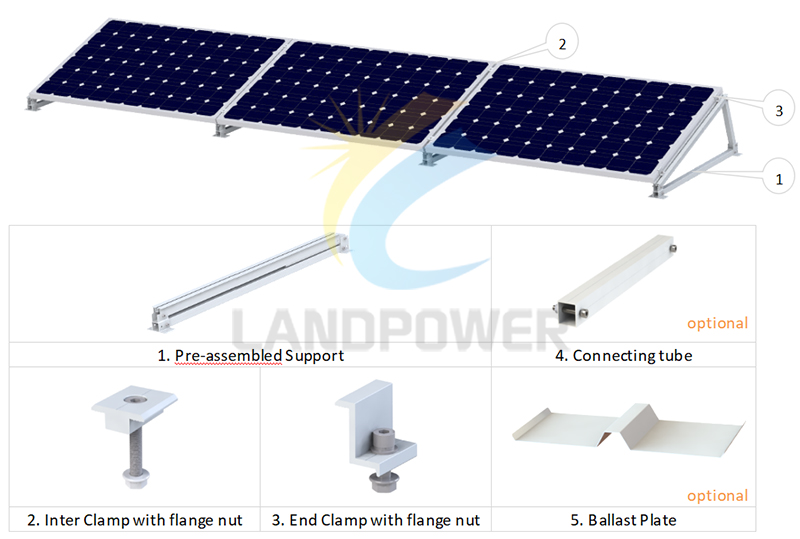 Flat Roof Solar Mounting Flat Roof Solar Mounting