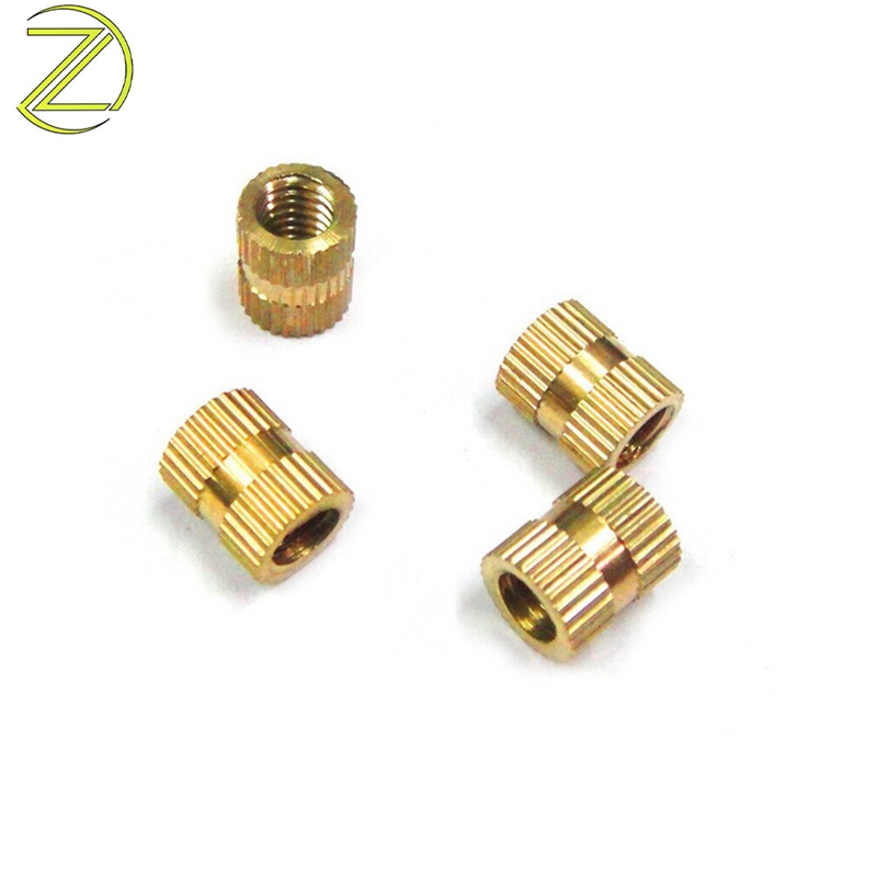 Knurled Brass Insert Nuts With Threaded M4 Knurled Brass Insert Nuts With Threaded M4