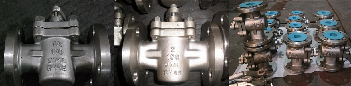 Duplex 904L sleeved type plug valves Duplex 904L sleeved type plug valves